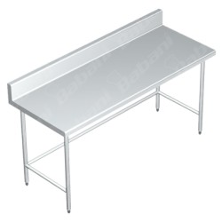 Mesa de Trabajo SIN Entrepaño - 1.00 X 0.70 X 0.90    Acero Inoxidable Tipo 304