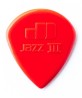 Dunlop Púas Jazz III Nylon 47R3N(24) 1.38mm, Rojo con 10 piezas