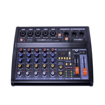 Mezcladora Schalter Promix5.1 Amplificada 5.1 Canales S-POWERMIX5.1