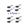 TRANSCEPTOR PASIVO DE VIDEO UTEPO UTP101P-HD6, BNC, 8 PARES, UTP101P-HD6 8PZ