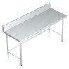Mesa de Trabajo SIN Entrepaño - 2.00 X 0.70 X 0.90 Acero Inoxidable Tipo 304