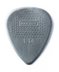 Dunlop Púas Max Grip Nylon Standard 449B1.14(36) 1.14mm, Gris con 10 piezas