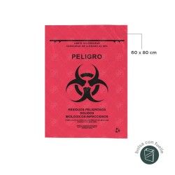 Combo bote de basura tapa vaivén Estra RPBI 35 L + paquete con 100 bolsas RPBI
