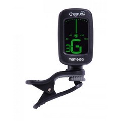 AFINADOR DIGITAL PARA GUITARRA CHERUB NEGRO CON AUTO ENCENDIDO