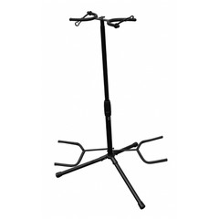 Atril Doble Para Guitarra Acustica Con Tripie Y Brazo Silvertone