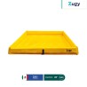Berma portátil para derrames de 47×47? pulgadas de PVC