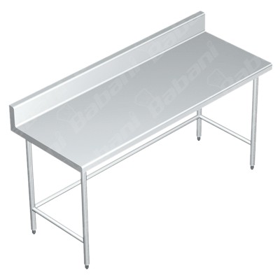 Mesa de Trabajo SIN Entrepaño - 2.40 X 0.70 X 0.90 Acero Inoxidable Tipo 304