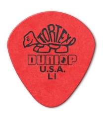 Dunlop Púas Tortex Jazz I Light 472RL1(36) .50mm, Rojo con 10 piezas