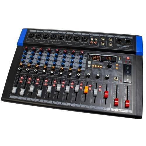 Mezcladora Audio Profesional 8 Canales Dsp Bluetooth Mixer Pasiva