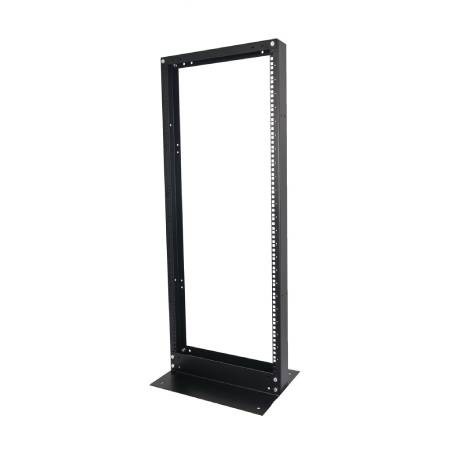 RACK ABIERTO LINKEDPRO DE 2 POSTES 19?, 45U, HASTA 350KG, NEGRO