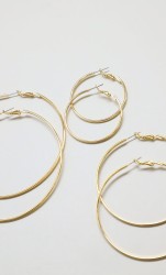 Set Aretes Aros