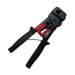 BROBOTIX PINZA PONCHADORA 376, RJ-45, NEGRO/ROJO