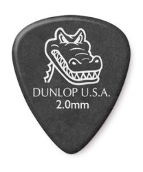 Dunlop Púas Gator Grip 417B2.0(36) 2.00mm, Negro con 10 piezas