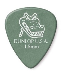 Dunlop Púas Gator Grip 417B1.50(36) 1.50mm, Verde con 10 piezas
