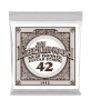 Ernie Ball Cuerda "Earthwood 80/20" 1442(6) para Guitarra Acústica, Calibre 0.042, Bronce