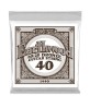 Ernie Ball Cuerda "Earthwood 80/20" 1440(6) para Guitarra Acústica, Calibre 0.040, Bronce
