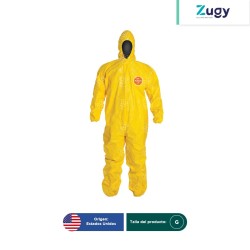 Overol Tychem 2000 amarillo sin calceta talla grande