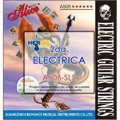 CUERDA .011 PARA GUITARRA ELECTRICA CON BORLA DE COLOR PAQ C/10 ALICE