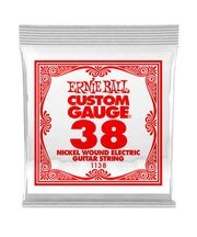Ernie Ball Cuerda "Custom Gauge" 1138(6) para Guitarra Eléctrica, Calibre 0.038, Nickel