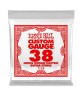 Ernie Ball Cuerda "Custom Gauge" 1138(6) para Guitarra Eléctrica, Calibre 0.038, Nickel