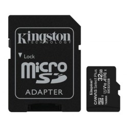 MEMORIA KINGSTON MICRO SD CANVAS SELECT PLUS 32GB UHS-I CLASE 10 C/ADAPTADOR