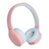 AUDIFONOS DIADEMA BLUETOOTH GHIA N2 HIFI SOUND/ COLOR ROSA / 10M ALCANCE/ BT 4.2 / BATERIA 300MAH