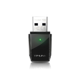 TARJETA DE RED USB TP-LINK ARCHER T2U DUAL BAND AC600 5GHZ 433MBPS O 2.4GHZ 150MBPS 802.11AC/A/N/G/B