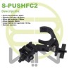 Hamburguesa Push Fast Clamp Aluminio Soporte Iluminacion S-PUSHFC2