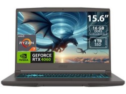 Laptop Gamer MSI THIN A15: Procesador AMD Ryzen 7 7735HS (hasta 4.75 GHz), Memoria de 16GB DDR5, SSD de 1TB, Pantalla de 15.6" L