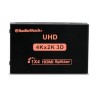 Splitter HDMI 4k RadioShack 4 Canales Negro