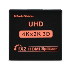 Splitter HDMI 4k RadioShack 2 Canales Negro