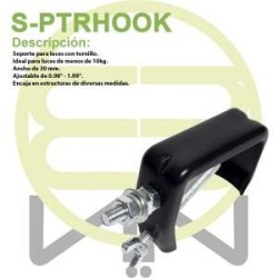 Hamburguesa Clamp Acero Ptr Tubo 2 Pulg Soporte 10kg