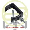 Hamburguesa Clamp Acero Ptr Tubo 2 Pulg Soporte 10kg