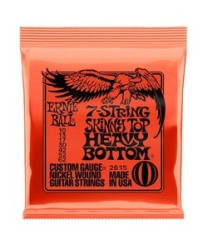 Ernie Ball Encordadura "Skinny Top Heavy Bottom" 2615 Guitarra Eléctrica de 7 Cuerdas, Nickel Wound 0.010-0.062