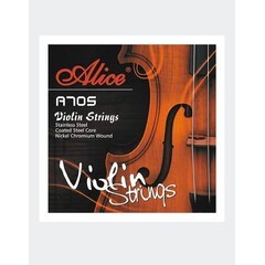 CUERDA 3a D (RE) PARA VIOLIN 4/4 NICKEL-CROMO PAQ C/10 ALICE