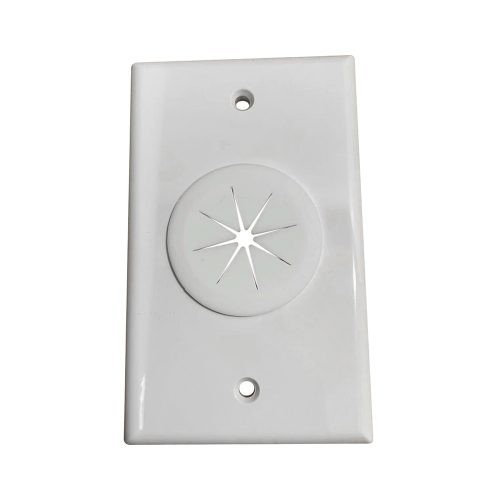 PLACA DE PARED LINKEDPRO BY EPCOM, CON ORIFICIO Y GROMMET, IDEAL PARA PASAR CABLES, LP-FP-GROM
