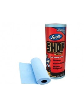 Shop Towels Azul Con 6 Rollos