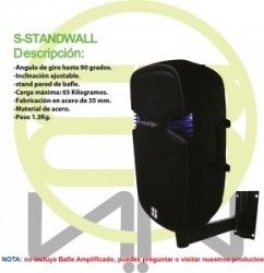 Soporte Stand Pedestal Bafle Pared Todos Mod Y Tamaños