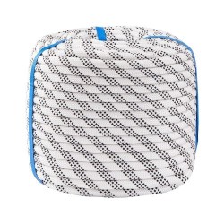 CUERDA DE NYLON DE 1/2 PULGADA Y 100 PIES, CUERDA DE ARBORISTA DE ESCALADA DOBLE TRENZADA DE POLIÉSTER, CUERDA DE SEGURIDAD PARA