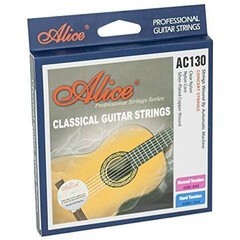 CUERDA 6a "E" (MI) PARA GUITARRA CLASICA PLAT T/NORMAL PAQ 10 ALICE