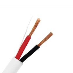 BOBINA DE 152 METROS / 14AWG 2 CONDUCTORES / CABLE PROFESIONAL DE ALTA FIDELIDAD 100% COBRE / LIBRE DE OXÍGENO / INTERIOR / COLO
