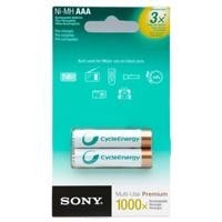 BATERIAS PILAS RECARGABLES SONY 2 PIEZAS AAA DE 800 MAH