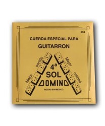 Domino Cuerda 394(12) para Guitarrón, 4A Plateada