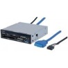 LECTOR Y GRABADOR MANHATTAN DE MULTI-TARJETAS USB 3.0 SUP...