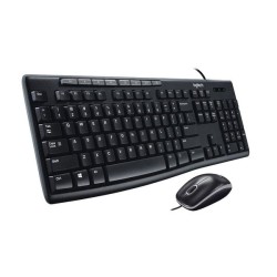 Logitech Teclado y Mouse alámbrico MK200 920-002716