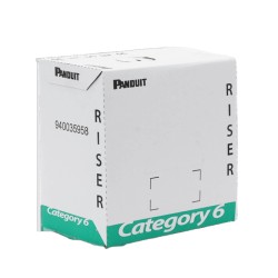 BOBINA DE CABLE UTP, PANDUIT CATEGORÍA 6 DE ALTO RENDIMIENTO (+350 MHZ), 23 AWG, PVC (CMR, RISER), BOBINA DE 305 M, COLOR AZUL