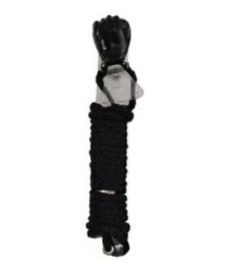 El Cometa Tahalí­ 161/13-BK(10) para Guitarra Española/Clásica con Manita-Cordón, Negro, 10 pzas