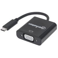 CABLE CONVERTIDOR MANHATTAN USB-C 3.1 A VGA HD15 MACHO-HE...