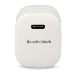 Cargador de Pared 1 puerto Tipo C RadioShack Carga Rápida Blanco