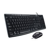 Logitech Teclado y Mouse alámbrico MK200 920-002716